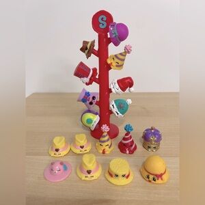 Shopkins Hat Rack and Hat Bundle